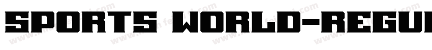 Sports World-Regular字体转换